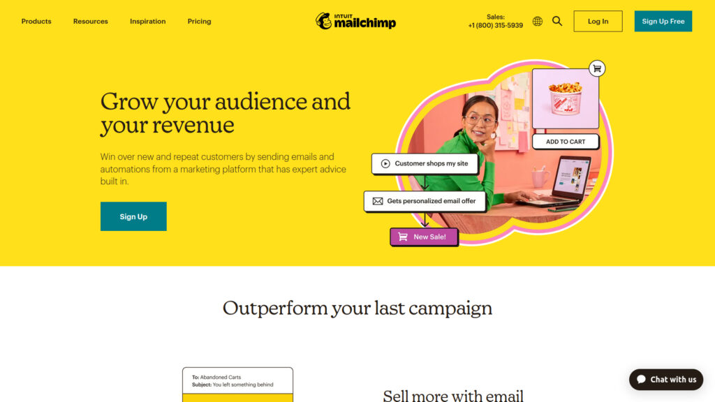 MailChimp site