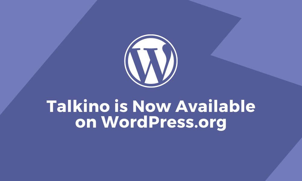 Talkino is Now Available on WordPress.org