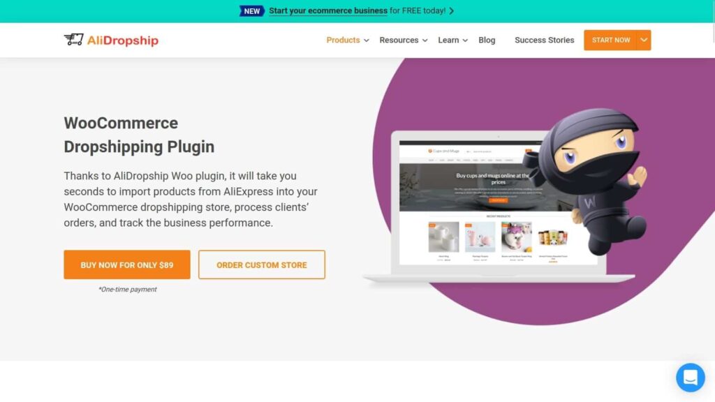 AliDropship WordPress plugin site