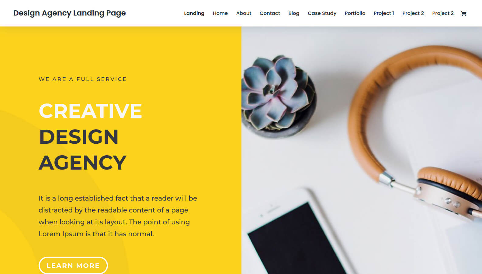 Creative design agency website