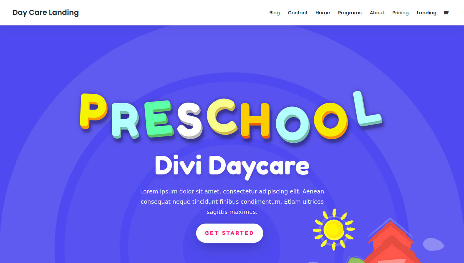 Day care website