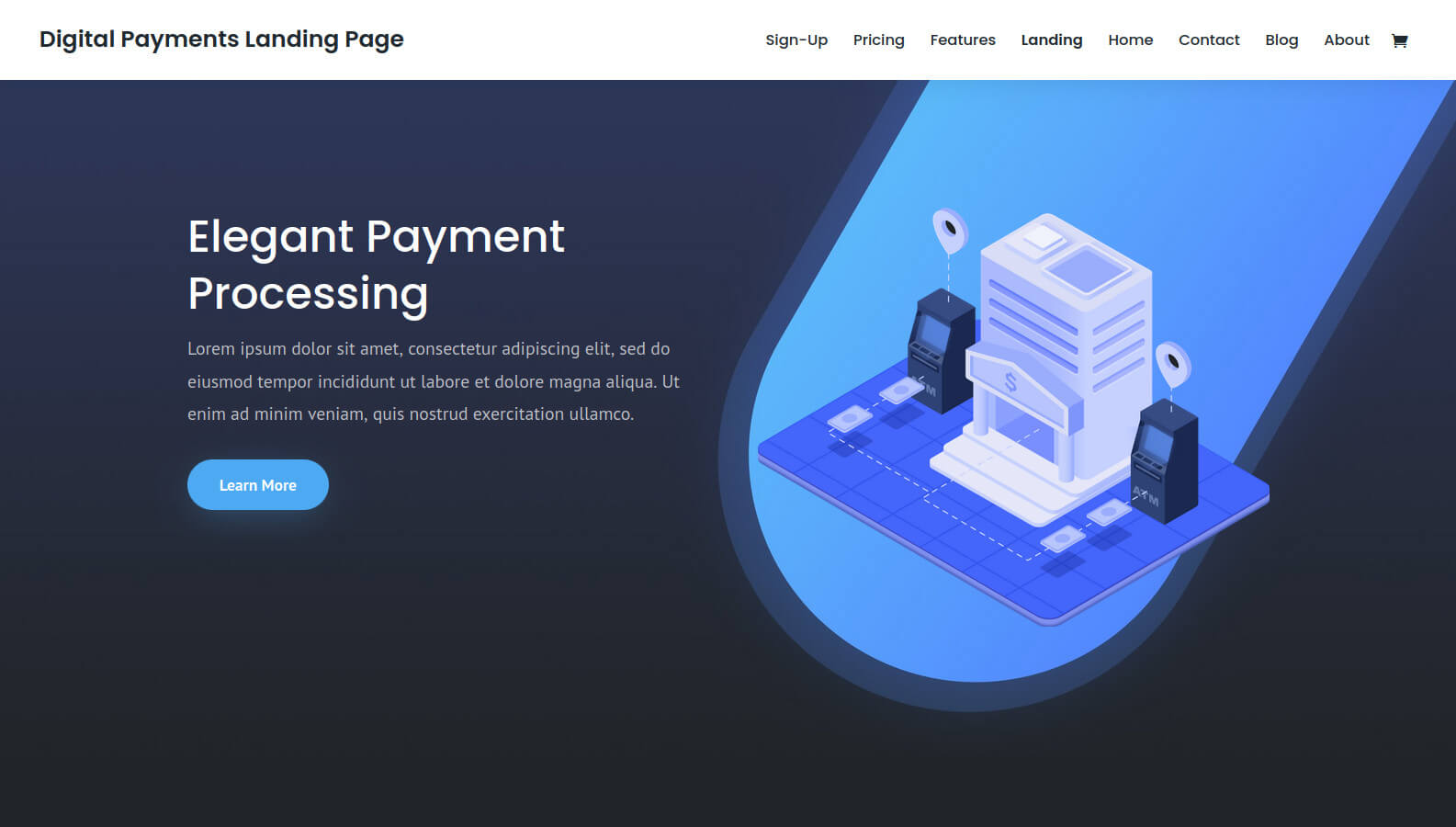 Digital payments website
