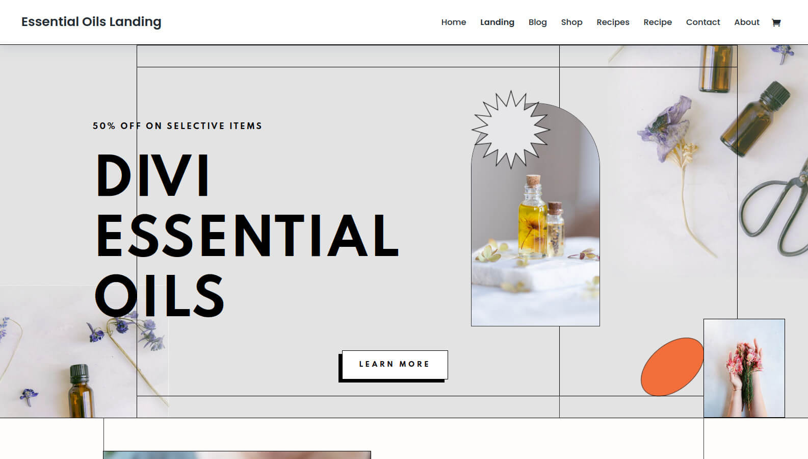 Essential oils website