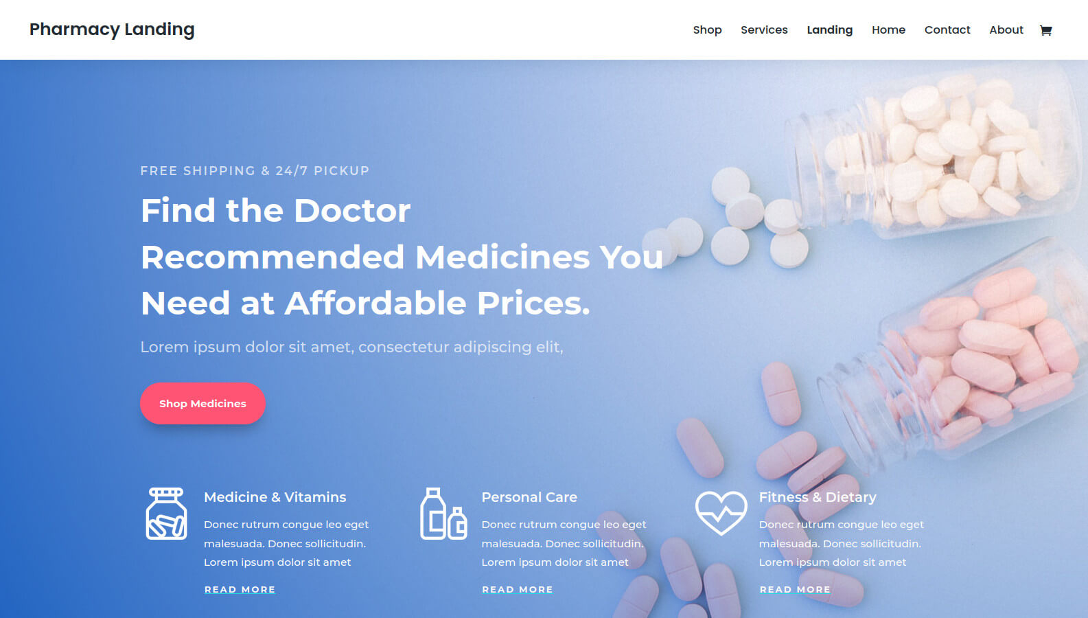 Pharmacy website
