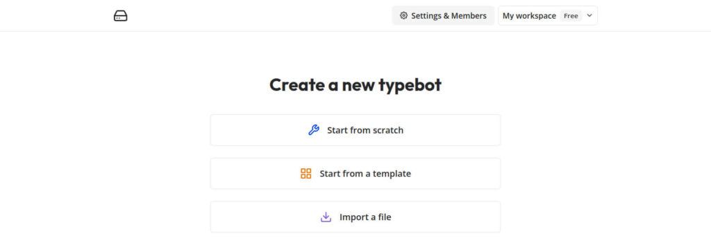 Typebot settings
