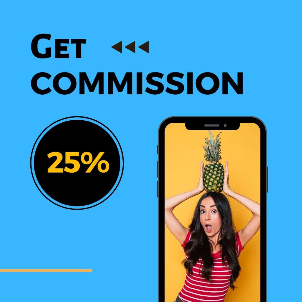 Affiliate 25% commission