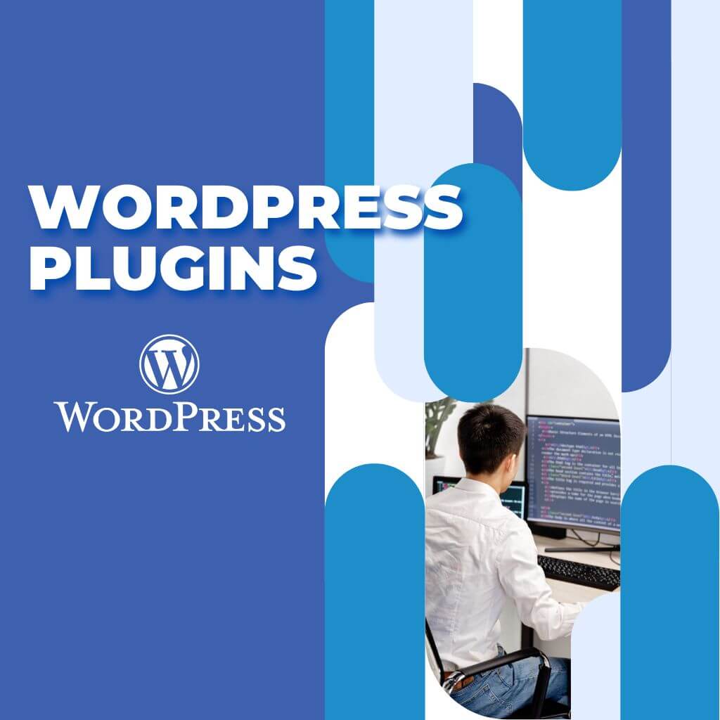 A programmer is working in front of a laptop for WordPress plugins