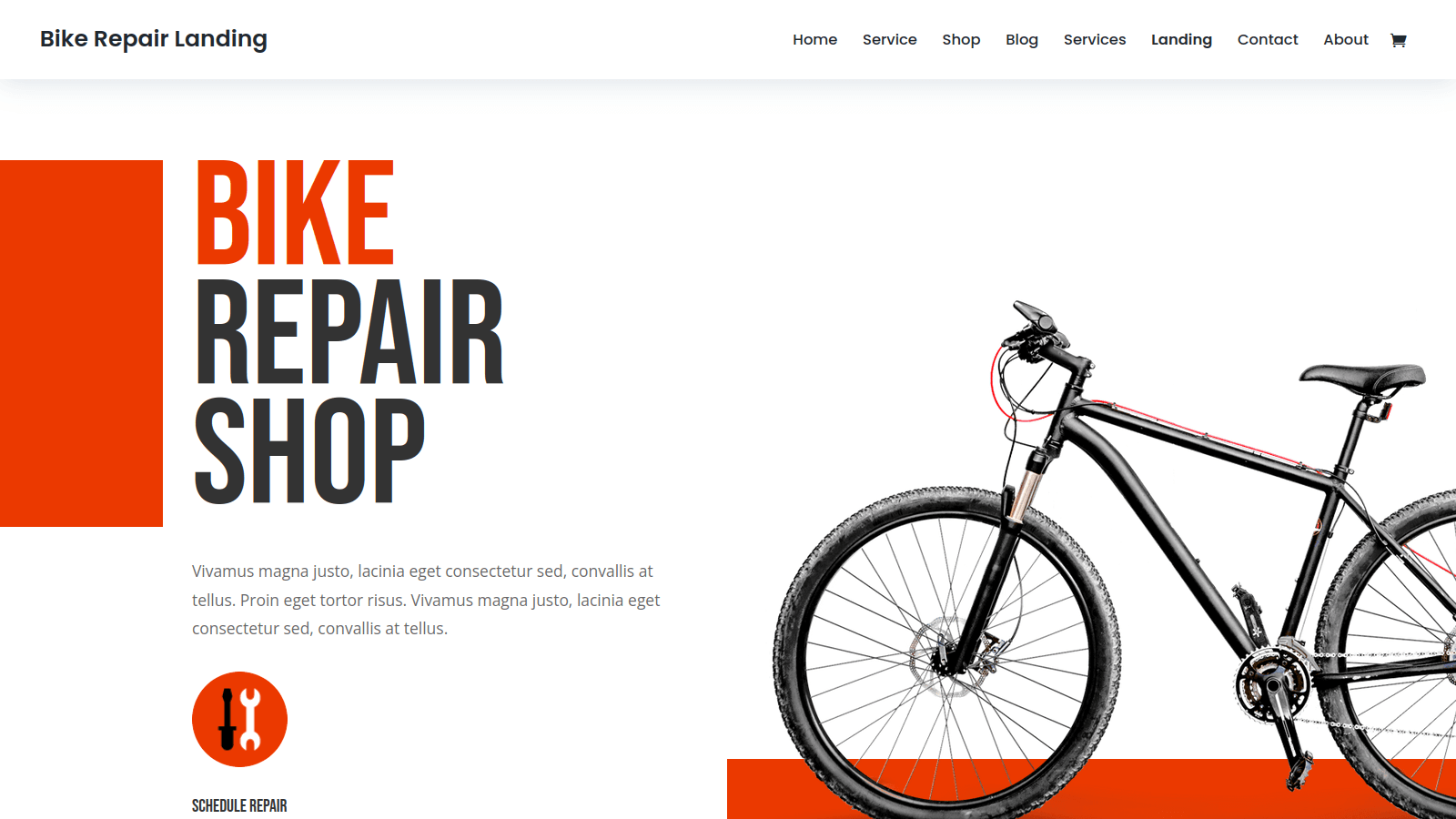 Bike repair website